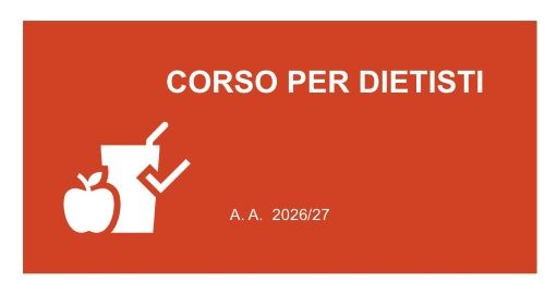 Course Image CORSO DIETISTI