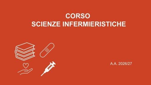 Course Image CORSO SCIENZE INFERMIERISTICHE